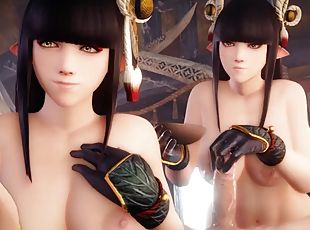 3D Compilation: Monster Hunter Rise Minoto Hinoa Uncensored Hentai ...