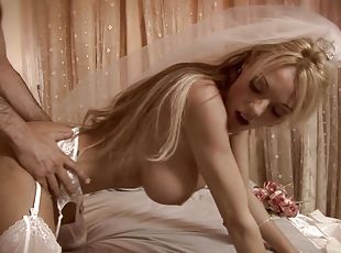 Sultry bride requires consummation on her wedding night, husband ha...