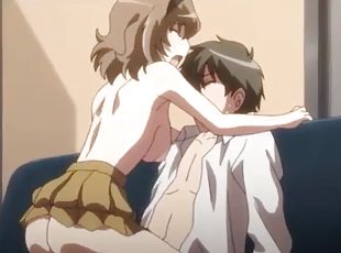 pornografik-içerikli-anime, kız-kardeş, sperm