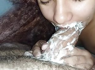 naughty knows how to fuck cock with her soft and greedy mouth,sucki...