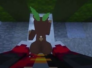I'm FUCKING a FURRY in MINECRAFT and she loves it! ! Minecraft Jenn...
