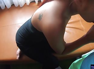 Big ass Thai girlfriend sucks and rides her hung boyfriend after a ...