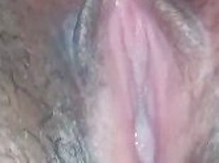 Close up muscle movement wet pussy