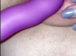 Close up of cummy pussy being vibrated xoxo
