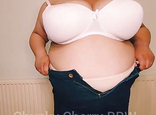كبيرة-الثدي, هواة, مثلي, سمينة-و-جميلة, سولو, جينز, الجنس-باللابس