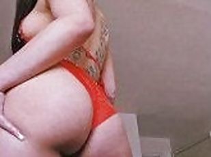 masturbare-masturbation, amatori, dezbracandu-se, fetish, solo, tatuaj