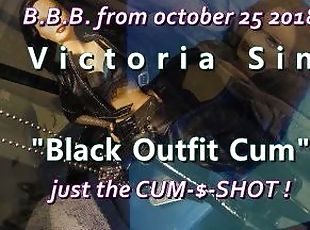2018 Victoria Sin "Black Outfit Cum" just the cumshot version