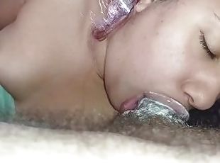 perfect big plump lips in the middle in creampie, I want more cum,p...