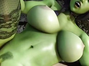 Goblin Layer creampies Busty Tall Woman Goblin until exhausted - Pr...