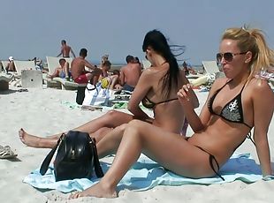 большие-сиськи, красотки, порнозвезды, на-пляже, бикини, реалити-шоу