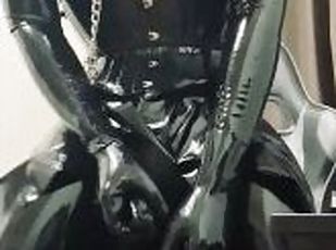 onani, bdsm, fetisj, latex, bondage, støvler, maske, gummi