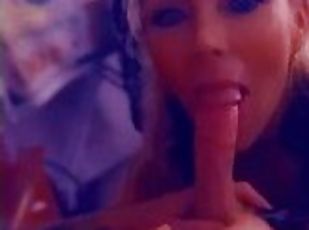 Sloppy BWC Deepthroat Tinder Blowjob by Blonde Cum Hungry Broward S...