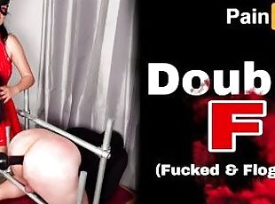 Femdom Fucked & Flogged Fucking Machine Flogging Discipline Whippin...