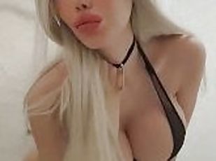 I’m Luxury Plastic Doll in sexy lingerie and a choker. So horny for...
