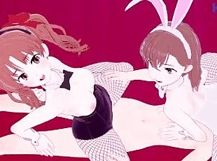 Mikoto Misaka and Kuroko Shirai and I have intense 3P sex - A Certa...