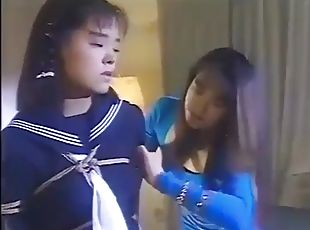 masturbación, lesbiana, adolescente, japonés, sadomasoquismo, a-solas, bondage