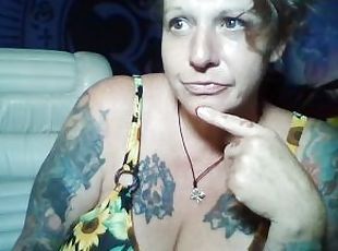 store-patter, orgasme, moden, milf, mor, sperm, ydmygelse, cougar, femidom