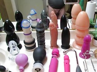 ekstrem, kæmpestor, amatør, anal, legetøj, dildo, fetish, solo, realitet