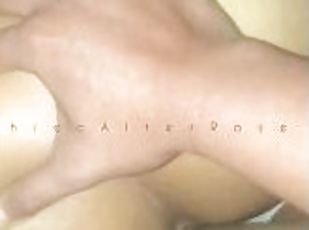 asiatisk, rumpe, doggy, orgasme, pussy, amatør, tenåring, creampie, pov, knulling-fucking