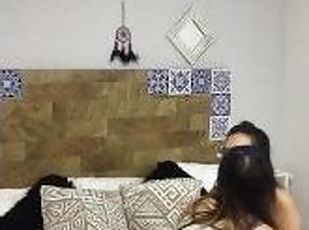 masturbation, orgasme, chatte-pussy, amateur, ébène, ados, maison, compilation, doigtage, trio