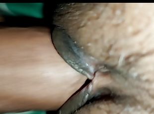 Spit Saliva On Pussy And Fuck Hard Make Pussy Wide With Big Brown D...