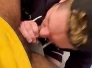 Sucking cock and toes