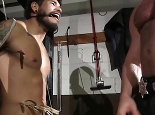 armé, gay, bdsm, smutsig, bondage, polis, muskulös, snut