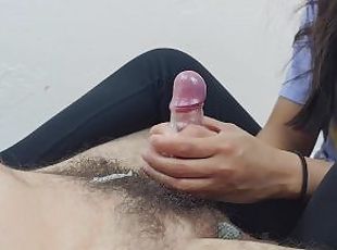 Pinay Filipina Rewards Step Brother With a Sensual Handjob