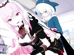 ?GAWR GURA??FUTANARI 3D??MORI CALLIOPE??HOLOLIVE-EN?VTUBER?