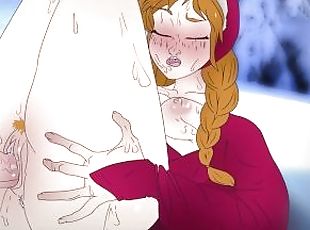 Anna fucked in the snow ! Frozen Anime hentai cartoon
