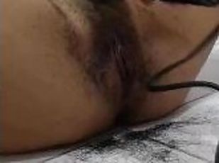 hårete, amatør, anal, creampie, thai