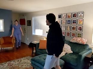Real MILF Nurse Gets Fucked When She Gets Home From Her Shift - Jes...