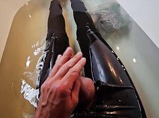 onani, amatør, spiller, bdsm, fetish, latex, solo, bondage