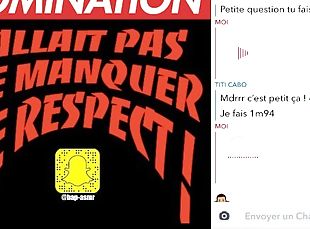 Quand une Pute me Manque de Respect , Je m'énerve ! Conversation Sn...