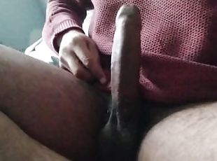 masturbare-masturbation, amatori, laba, negru, masturbare, solo