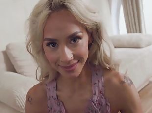 Petite Fits A Huge Cock In Her Ass At With Veronica Leal