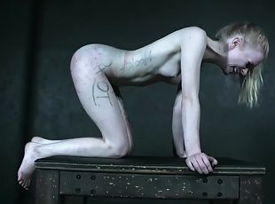 smal, bdsm, slav, blond, kinky, bondage, dominans, smisk