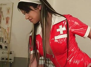 Skank Dressed As Nurse Gets Fucked