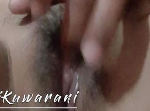 Playing with my tight wet pussy, bf sanga put khelaudai chikda kati...