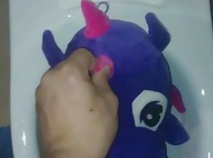 Purple dragon Peeing#1