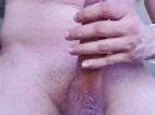 masturbation, amateur, énorme-bite, jouet, solo, bite