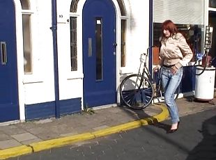 Big dicked gloryhole for a redhead whore as she wants more