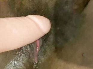 masturbação, orgasmo, cona-pussy, amador, ébona, adolescente, dildo, sozinho