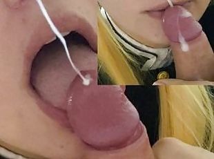 Zenitsu Getting a Cumshot Straight Down Her Face By Mitsuri Femboy