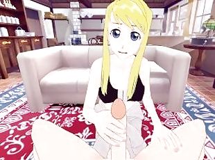 Winry Rockbell and I have intense sex in the bedroom. - Fullmetal A...