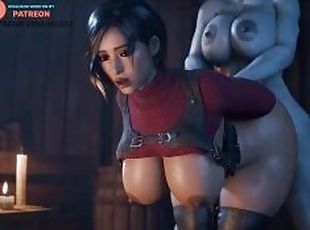 Ada Wong Fucked By Futanari Lady Dimitrescu In House - Resident Evi...