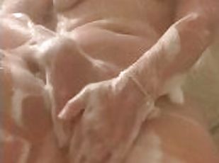 cul, gros-nichons, masturbation, orgasme, giclée, amateur, doigtage, blonde, seins, bout-a-bout