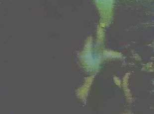 Night vision video of girl sucking cock
