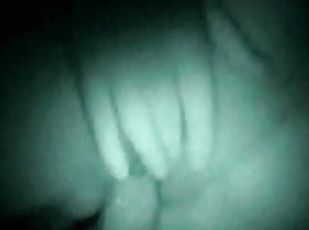 Pussy pumping with night vision