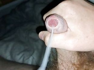 homo, handjob-seks-dengan-tangan-wanita-pada-penis-laki-laki, sperma, inggris, besar-besaran, seorang-diri